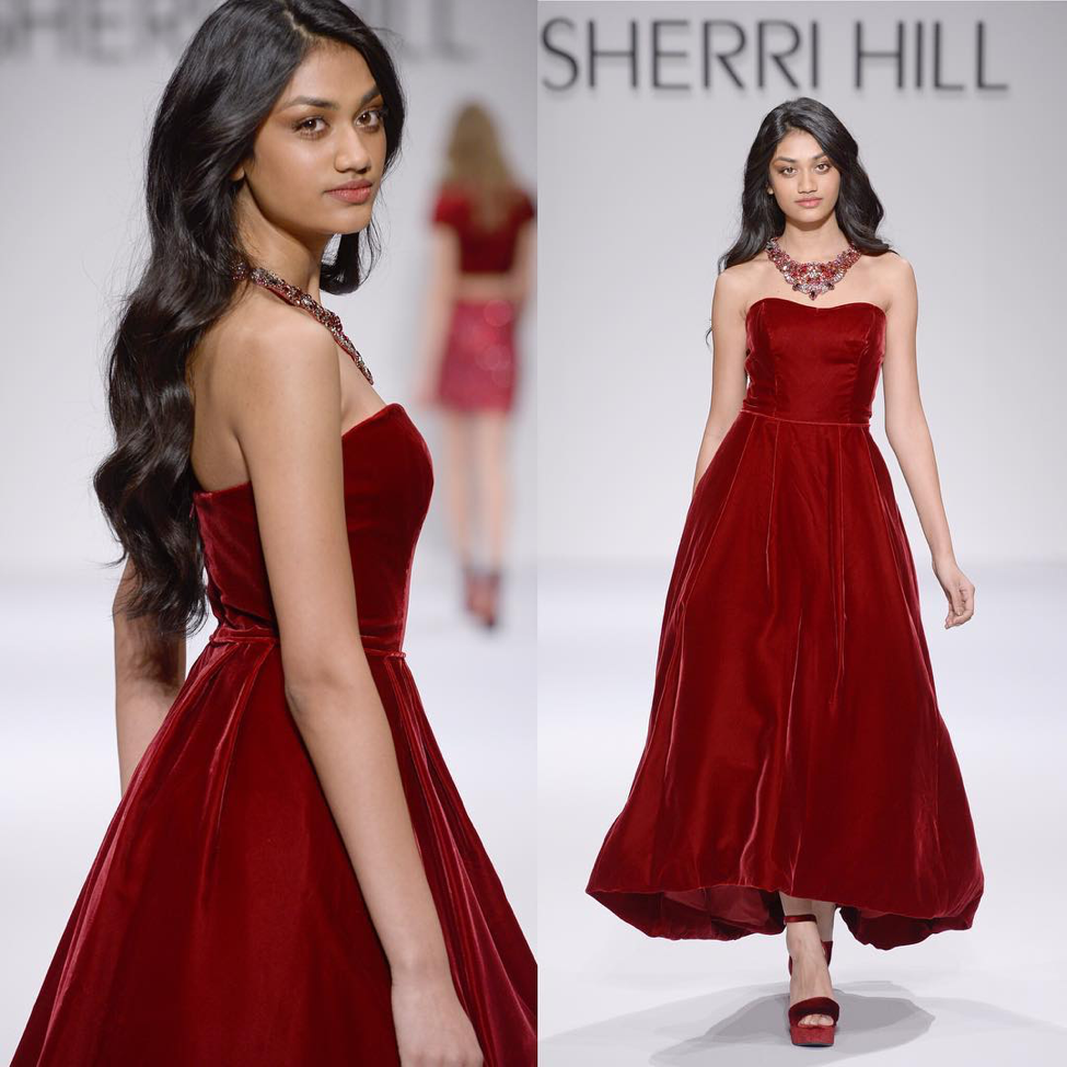 long and short gown