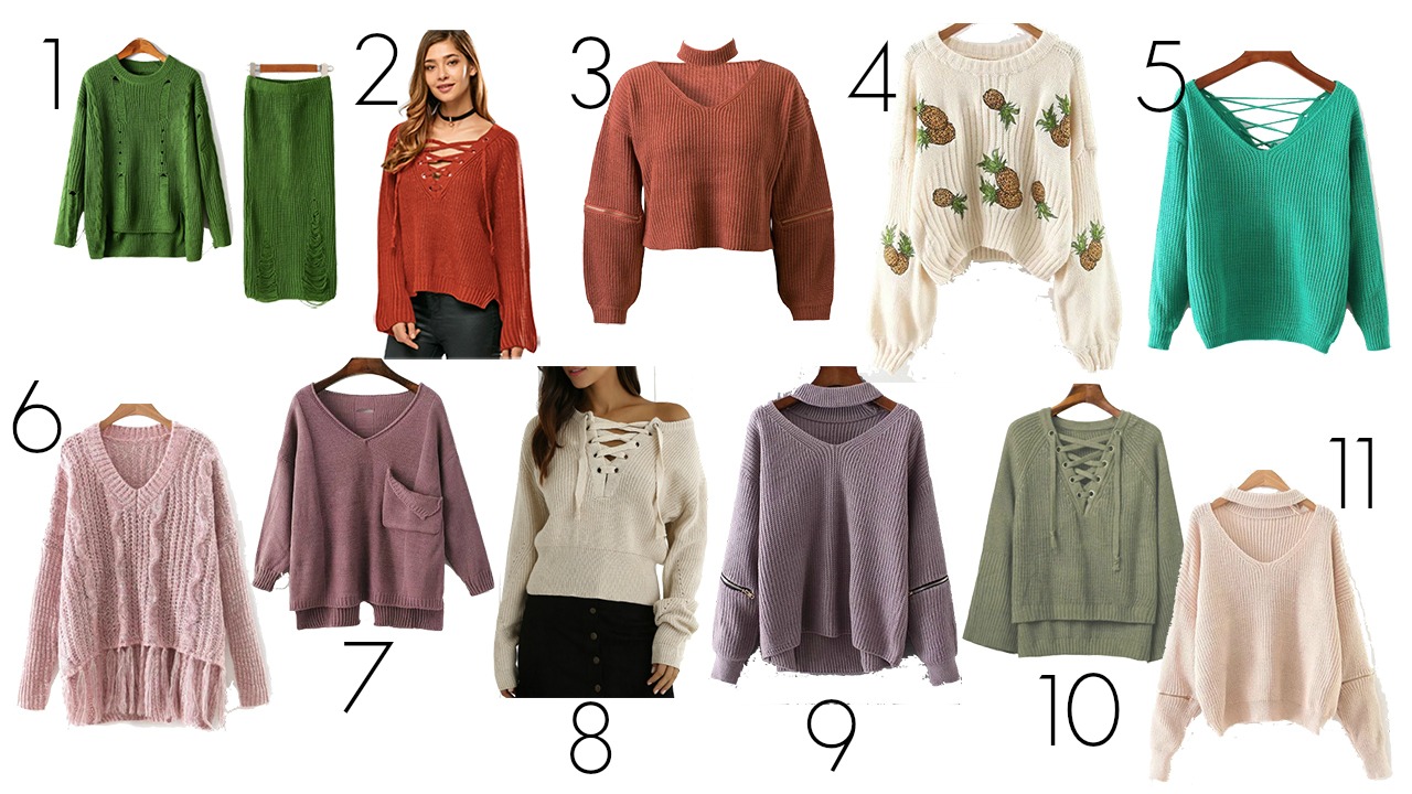 zaful sweater wishlist