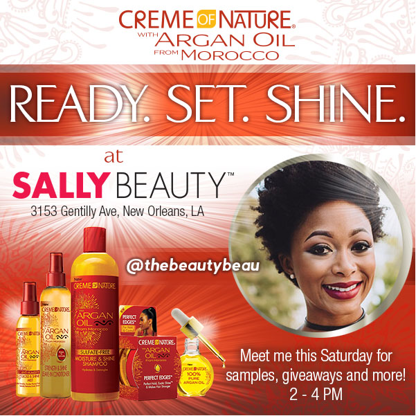 creme of nature sally's event