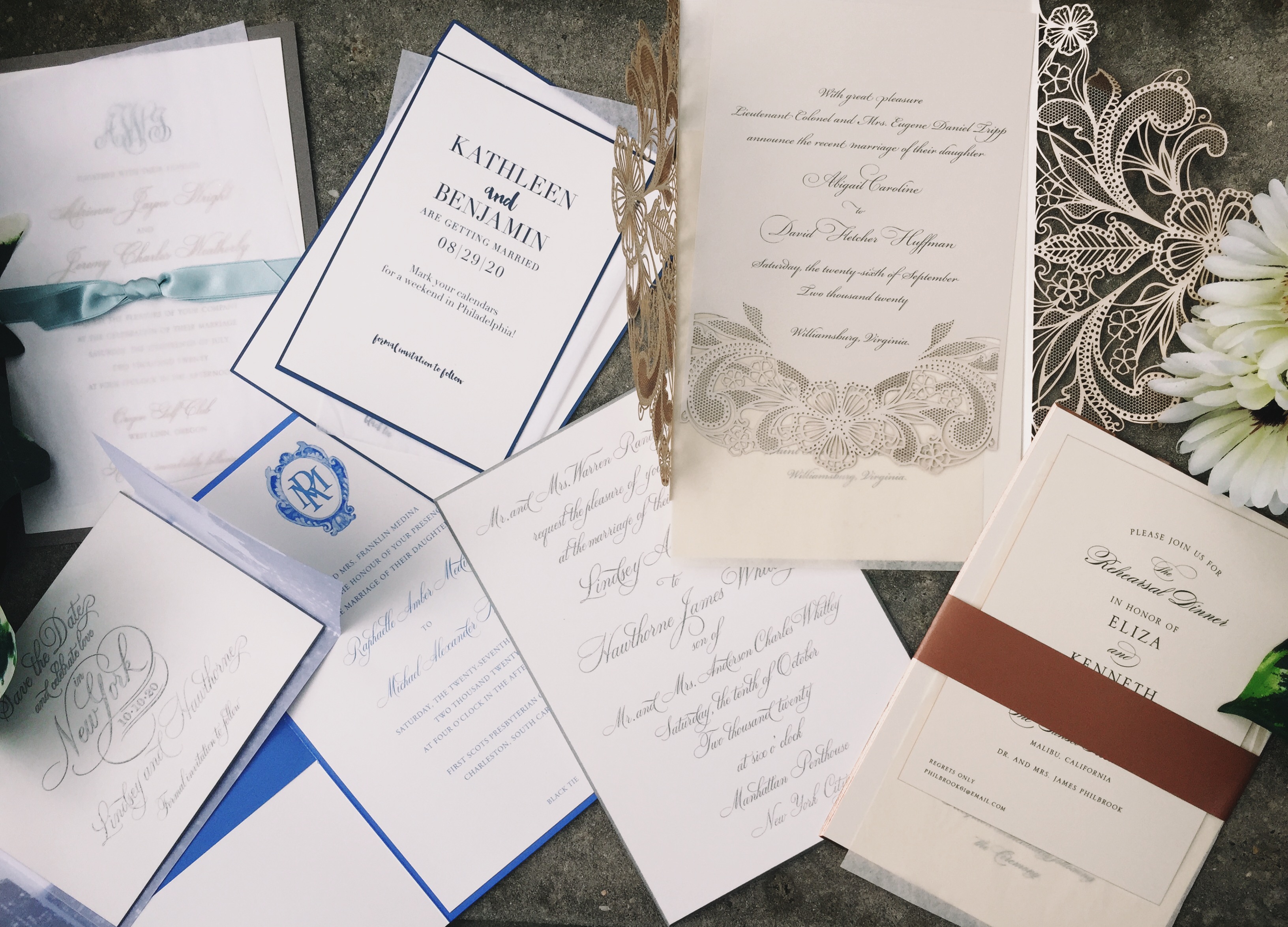 Crane Stationery William Arthur Wedding Collection - The Studio Collection